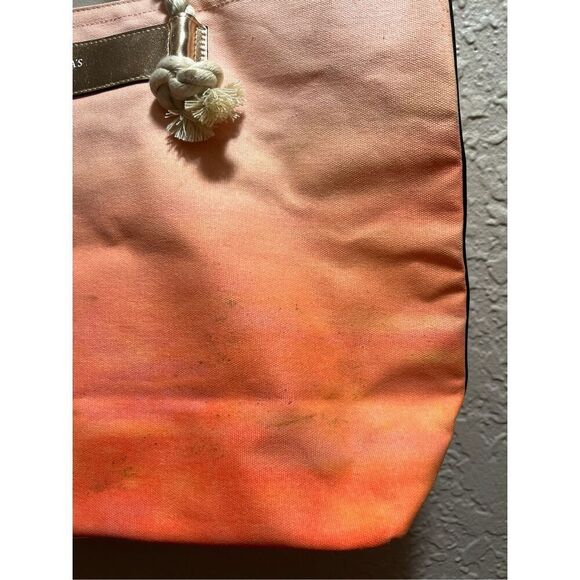 Victoria’s Secret Orange Ombré Tote Bag Preowned-Stains-Marks - Picture 2 of 14